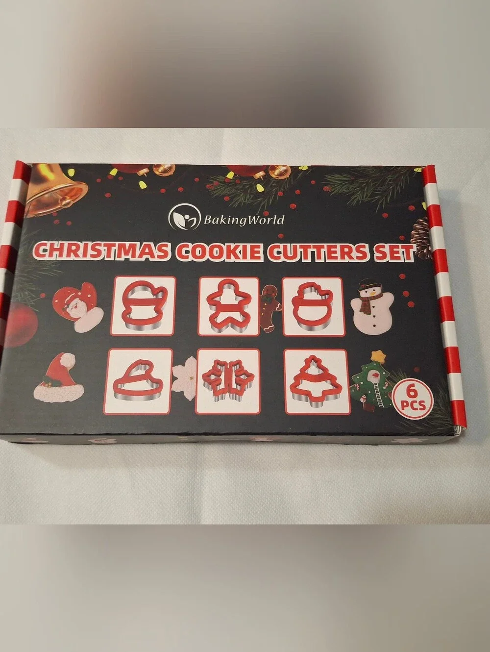 New Baking World 6 Piece Cookie Cutters- Sealed Box